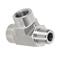 thumbnail image 3 of Tee recta para tubería Yoebor de acero inoxidable 316, 1/8" NPT, 3 of 5