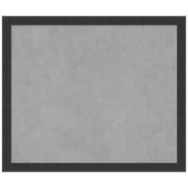 Amanti Art Mezzanotte Black Framed Magnetic Board 26 x 22 in.