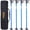 Black+Blue#5, variant on Premium Kayak Roof Rack Pads Universal Car Soft Roof Rack Kayak Carrier for Canoe/Surfboard/Paddleboard/SUP/Snowboard with Tie Down Straps, Tie Down Rope, Quick Loop Strap and Storage Bag,