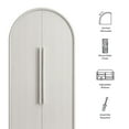 thumbnail image 2 of Bellamy Tall Arched Storage Cabinet in Ash, 2 of 9