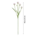 thumbnail image 3 of wtgtog Imitation Flower Artificial Flowers, Home Decoration Wedding Handheld Flower Wall, Lifelike Vibrant Design for Party Office Shop and Garden, 49cm Length Easy to Arrange, 3 of 6