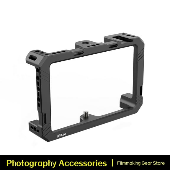 Nitze Cage for SmallHD Indie 5 / Cine 5 Monitor With Built-in Cold Shoe