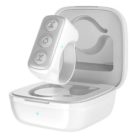 Bluetooth TikTok Scrolling Ring Remote for iPhone, iPad, Android - White