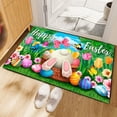 thumbnail image 1 of TIMIFIS Polyester Easter Cushion, Easter Bunny Holiday Decoration Floor Mat Entry Door Mat Home Entry Foot Mat Home Decor, 1 of 6