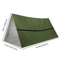 thumbnail image 4 of Tienda de Emergencia para Supervivencia MIRouer Impermeable y a Prueba de Viento para 2 Personas, 4 of 9