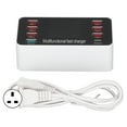 thumbnail image 2 of Cargador USB Múltiple, Cargador USB De 8 Puertos 100-240V Inteligente A Prueba De Fuego Para Teléfonos Móviles Para Otros Dispositivos USB Para Tabletas, 2 of 7