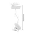 thumbnail image 2 of KALLORY Reading Light Portable Lamp LED Desk Lamp White Plastic 1 Set for Home Users, 2 of 8