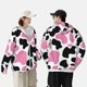 thumbnail image 4 of Fotbe Cow Spots Chaqueta con Protección Solar UPF 50+ para Hombre y Mujer, Camisa con Capucha y Bolsillos-3X-Large, 4 of 7