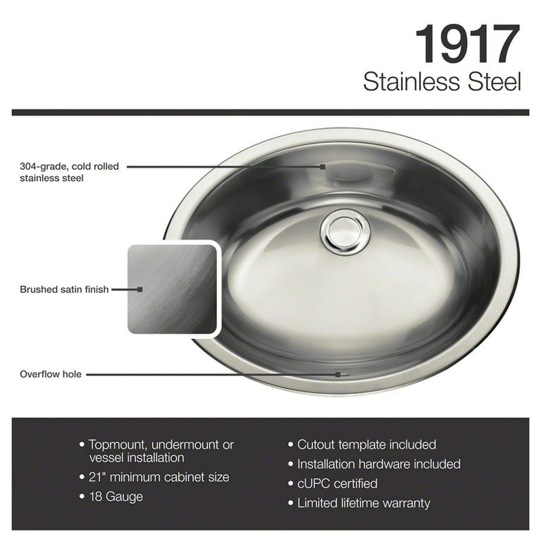 MR Direct Dual-Mount Bathroom Vessel Sink in Stainless Steel MR Direct Dual-Mount Bathroom Vessel Sink in Stainless Steel
