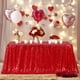 thumbnail image 1 of Mantel Poise3EHome Rojo con Lentejuelas 229x396 cm Rectangular, 1 of 7