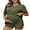 Green, variant on 2 Piece Short Sets for Women 2026 Summer Vacation Outfits Casual Maternity Lounge Set with Pockets