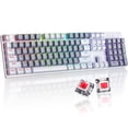 thumbnail image 1 of Teclado mecánico para juegos RiSophy de 104 teclas con retroiluminación RGB, 1 of 8