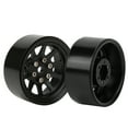thumbnail image 4 of RC Beadlock Wheel Rims, 2pcs Wheel Tires Set Alloy Beadlock Wheel Rims Accessory Fit for  -4 1/10 RC Crawler Car, 4 of 7