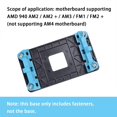 thumbnail image 4 of PinesC CPU Fan Bracket 4PCS Blue Plastic CPU Fan Retainer Bracket Base Parts for AM2 AM3 FM1/2/2+/3 Blue, 4 of 4