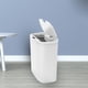 thumbnail image 4 of Contenedor de basura automático de inducción inteligente, cesto para basura de reciclaje, 14 l, para cocina Blanco, 4 of 5