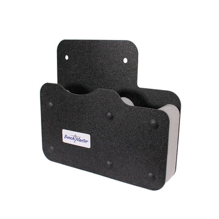 Gun Rack Accessories - Benchmaster Single Gun Rack with Side Accessory Holder, Black