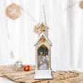 thumbnail image 4 of Linterna del viento de ltuil decoración de Navidad para el escritorio interior rojo Zulema Linterna de viento, 4 of 8