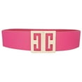 thumbnail image 4 of Saronite Mirror Cut Out Square Buckle Belt, Fuchsia (Women's), 4 of 5