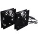 thumbnail image 2 of Ventiladores de Enrutador de PC Alimentados por USB Duales de 120 Mm y 5 V con Controlador Velocidad Ventilador Enfriamiento Alto Flujo de Aire para Receptor de MóDem de Enrutador, 2 of 5
