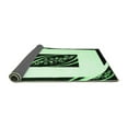 thumbnail image 2 of Ahgly Company Indoor Rectangle Abstract Emerald Green Contemporary Area Rugs, 6' x 9', 2 of 4