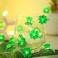 thumbnail image 5 of Btomtd St Patricks Day Decorations,Night Lights,Irish Festival Light String Fairys Lights St Patrick's Day Party Decoration Lights Four Leaf Pixie Cap Clovers String Lights, 5 of 9