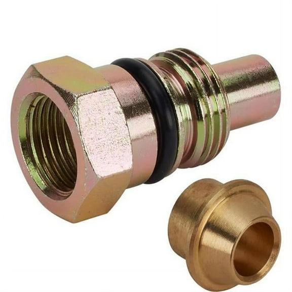 Mustang II Power Steering Flow Valve for GM Pump & Flare Adapter