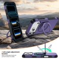thumbnail image 3 of For iPhone 18 Pro Max Phone Case Magnetic 360° Rotating Holder Drop Protector Cover,Dark purple,For iPhone 18 Pro Max, 3 of 9