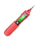thumbnail image 4 of Probador de voltaje profesional Cola resistente inducción inteligente 12-300V Rojo, 4 of 8