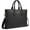 Black Large, variant on Leather Lawyers Briefcase Shoulder Laptop Business Slim Bags for Men & Women Black