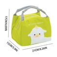 thumbnail image 4 of Fridja Keep Warm Lunch Bag For Women And Men - For Lunch Office Work School Picnic, 4 of 9