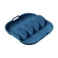 thumbnail image 4 of QSTDGVPW Taco Holder Plate Non Slip for Soft and Hard Tacos with Handles Serving Tray Blue, 4 of 9