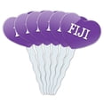 thumbnail image 1 of Fiji Heart Love Cupcake Picks Toppers - Set of 6, 1 of 1