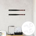 thumbnail image 2 of FRCOLOR Tennis Bat Racks 2 Pairs of Acrylic Baseball Bat Display Racks Bat Display Stands Display Racks,3.35"X2.56"X0.16", 2 of 5