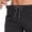 Black, variant on Eltusu Men's Shorts with Pockets, Knee Length Relaxed Fit Drawstring Basic Athletic Shorts Black Size M