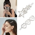 thumbnail image 3 of Pinces à Cheveux en Forme d'Étoile Simple pour Femmes 9CB3 B5M9, 3 of 9