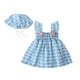 thumbnail image 1 of Gibobby Mamelucos para bebe niño Ropa para niña recién nacida, mono de encaje, mono con volantes, mono con tirantes, conjunto de trajes para(Azul, 6-9 Meses), 1 of 5