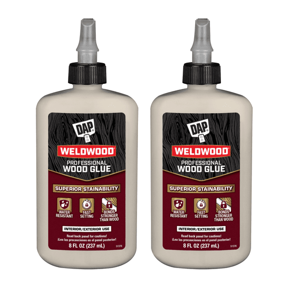 DAP Weldwood Professional Wood Glue: 8 fl. oz. (Tan) [2-pack] 7079800480