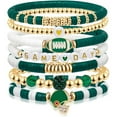 thumbnail image 5 of NICKSUN Baseball Bracelets for Women Stackable Game Day Heishi Bracelets Preppy Friendship Sports Bracelet Softball Baseball Jewelry Accessories Party Favors Gifts, 5 of 8
