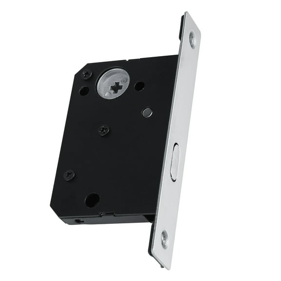Sliding Door Lock Handle Anti theft with Keys for Barn Wood Furniture Hardware Silver