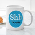 thumbnail image 3 of CafePress - SHH I'm Reading Mugs - 11 oz Ceramic Mug - Novelty Coffee Tea Cup, 3 of 4