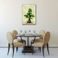 thumbnail image 3 of wall26 - Bonsai Canvas Wall Art - Green Bonsai Plant - Gallery Wrap Modern Home Art | Ready to Hang - 24x36 inches, 3 of 4