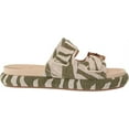 thumbnail image 6 of Sam Edelman Women's Kenzie Green Zebra Linen Sport Sandals 8.5M, 6 of 6
