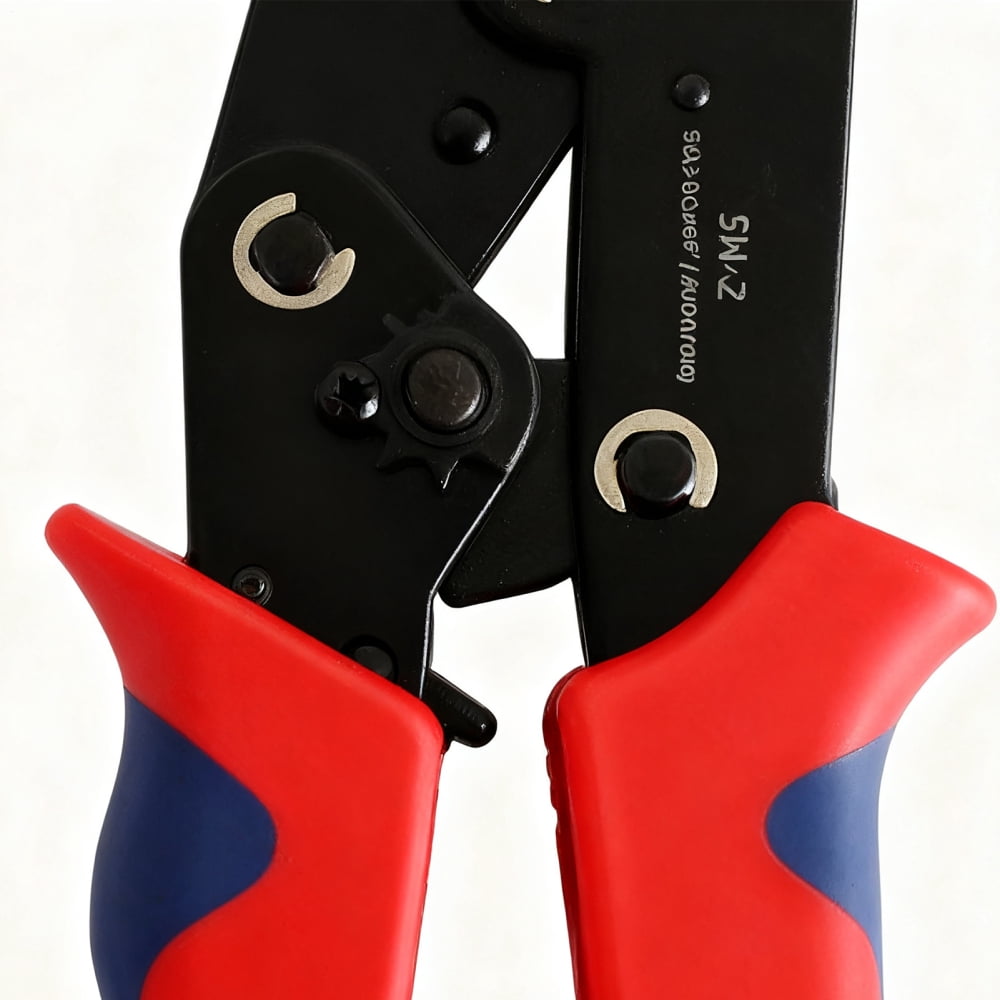 Ksruee Electrical Crimping Tool Ratcheting Cable Crimping Stripper Tool Multifunctional Wire Plier for Electrician Automotive Residential Building Industry Repair Workshop