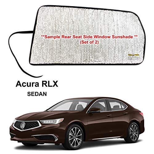 Sport 2pcs Unlimited JL Rubicon 4 Door UV Reflector Sun Protection Accessories Sahara Sport S YelloPro Side Window Rear Seat Sunshade Custom Fit for 2018 2019 2020 2021 Jeep Wrangler