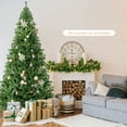 thumbnail image 3 of Costway 9FT PVC Christmas Tree 2132 Tips Hinged Solid Metal Legs, 3 of 11