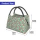 thumbnail image 2 of Disketp Retro Hippie Groovy Mushroom Bolsa Térmica Estampada, Bolsa Térmica Aislante para Almuerzo, Playa y Campamento, 2 of 6