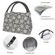 thumbnail image 4 of Disketp Sparkling Snowflakes Bolsa Térmica Estampada, Bolsa Térmica Aislante para Almuerzo, Playa y Campamento, 4 of 6