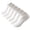 6 Pairs White, variant on Fuzzy Grip Socks for Women,Thick Warm Slipper Cozy Fluffy Non Slip Ankle Hospital socks With Grips