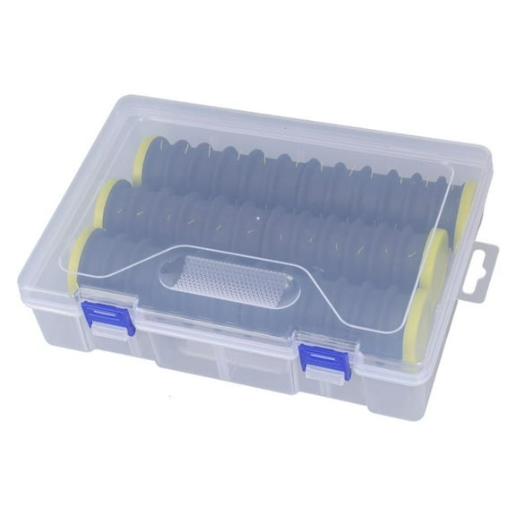 hejhncii Fishing Leader Line Storage Organizers Holder Fishing Line Hook Holder Fishing Spooler Winder Keep Fish Line Organized