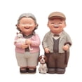 thumbnail image 2 of Valentine's Day Loving Elderly Couple Figurines, Old Married Couple Figure,Resin Husband and Wife Statue Grandparents Figure Collectibles for Christmas Valentine's Day Birthday Gift, 2 of 6